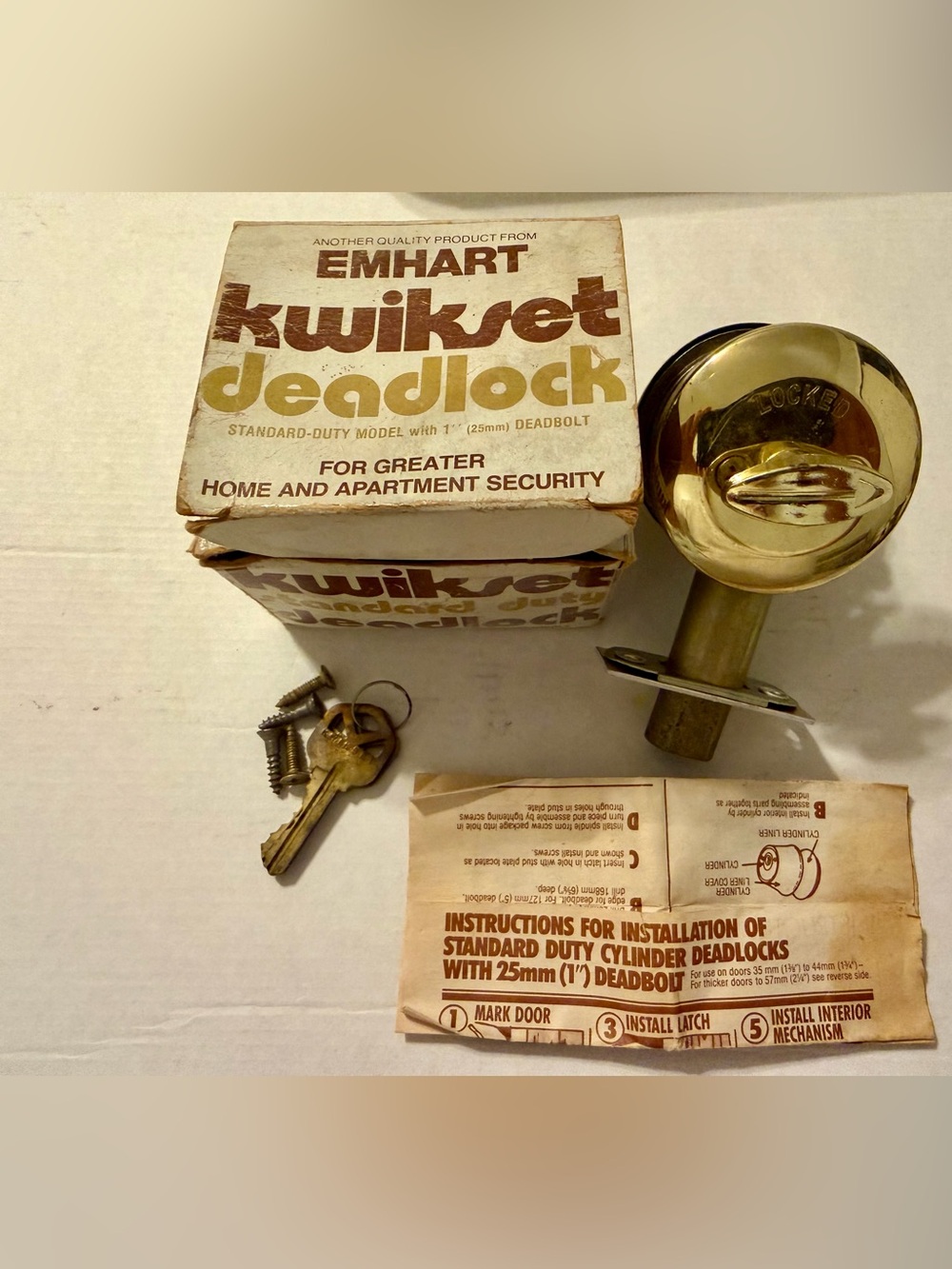 KWIKSET DEADLOCK